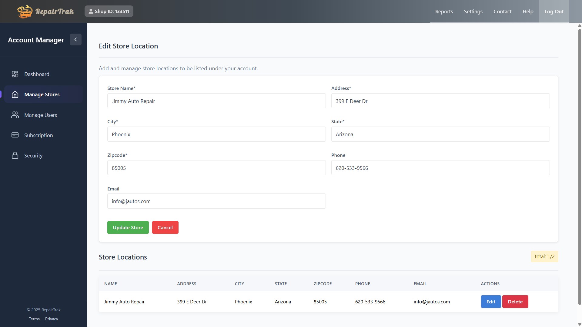 Multi-Location Management